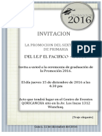 Invitacion Promocion