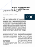 GAMONAL y Cols., 1996. Periodontal Conditions and Treatment Needs, by CPITN