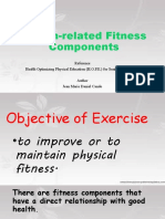 Health-Related Fitness Components