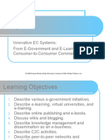 Innovative EC Systems: From E-Government and E-Learning To Consumer-to-Consumer Commerce