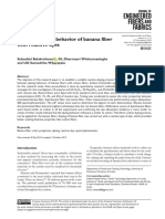 Study On Dyeing Behavior of Banana Fiber With Reactive Dyes