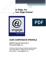 The Human Edge, Inc. "Making Your Edge Human": Our Corporate Profile