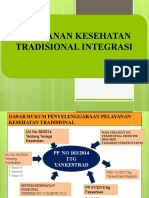 PELAYANAN KESEHATAN TRADISIONAL INTEGRASI