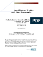 Prevention of Underage Drinking:: Logic Model Documentation