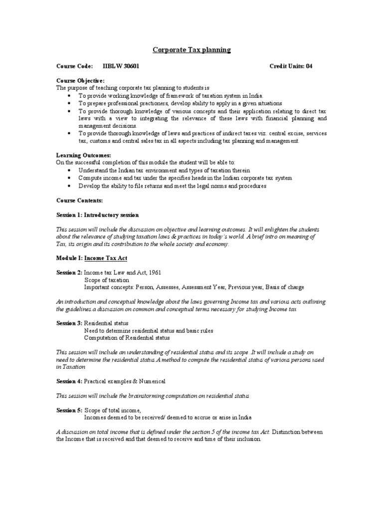 Ctp-Session Plan | PDF
