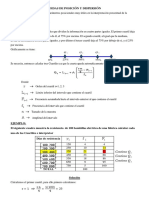 Medidas de Posición y Dispersión PDF