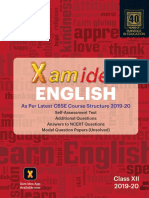 Xam Idea English Class 12 Book