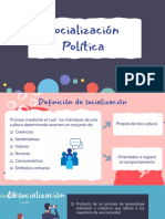 Socialización, Cultura y Participación - POLÍTICA PDF