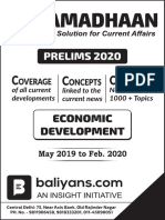 Baliyan Economic Development 2020