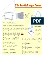 3.5 The Reynolds Transport Theorem