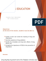 Drug Education: Presented By: PHILIP C. DIMACULANGAN NSTP - Coordinator/Instructor