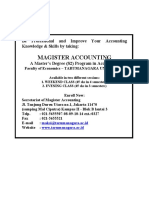 Magister Accounting: Be Professional and Improve Your Accounting Knowledge & Skills by Taking