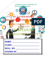 Employee Management System Project Report
