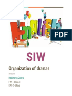 Organization of Dramas