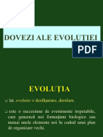 Dovezi Ale Evolutiei