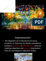 Impressionistic Writing PP