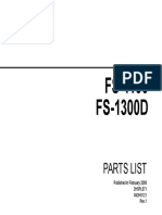 FS-1100 FS-1300D: Parts List