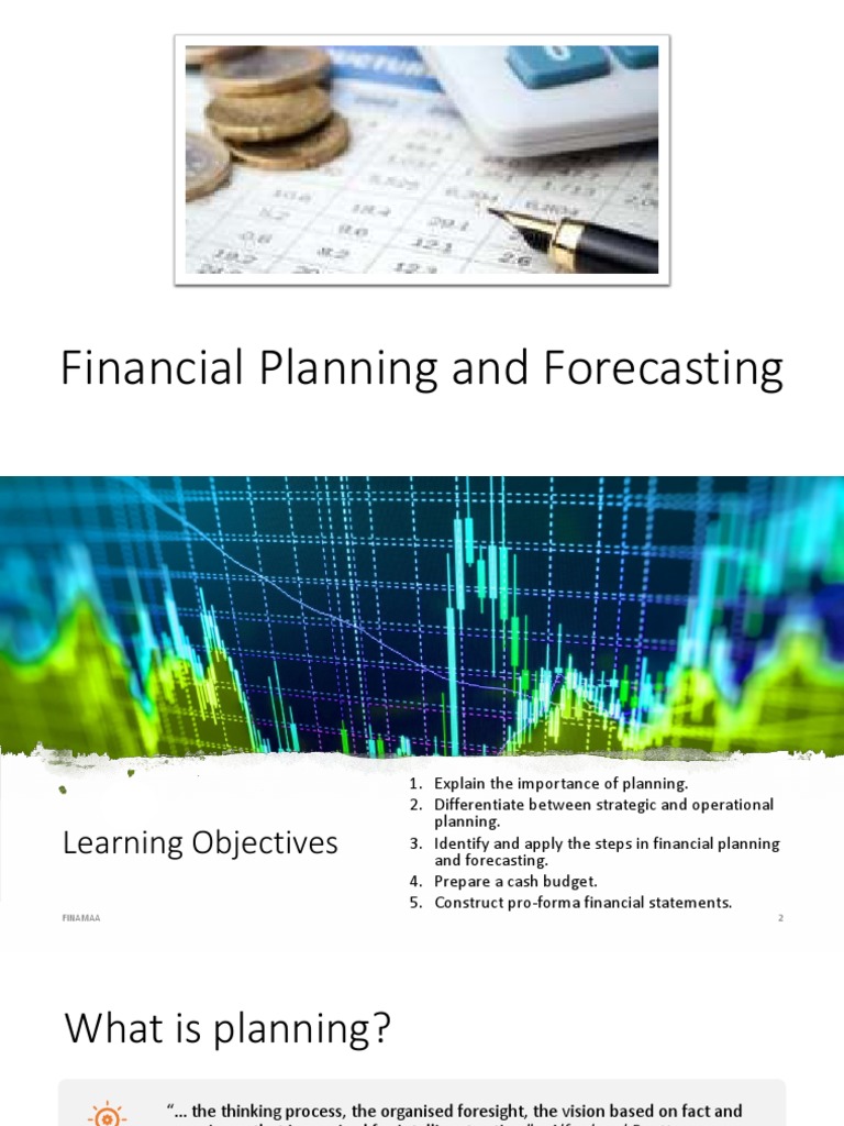 Financial Planning and Forecasting | PDF | Pro Forma | Equity (Finance)