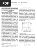 Laser Beams and Resonators-By Kogelnik, H., Li, T.