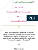 Cellular and Mobile Communication-lecture 6