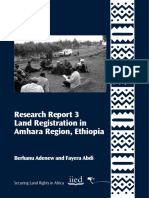 Research Report 3 Land Registration in Amhara Region, Ethiopia
