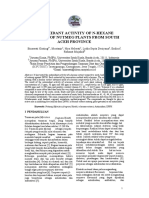 Antioxidant Activity of n-Hexane Extract from Nutmeg Plants in South Aceh