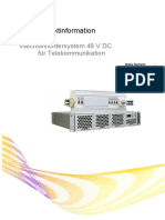 IS920 Produktinformation: Wechselrichtersystem 48 V DC Für Telekommunikation