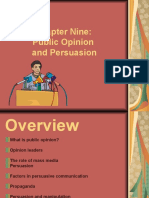 Chapter Nine: Public Opinion and Persuasion