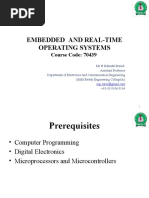 Embedded and Real-Time Operating Systems: Course Code: 70439