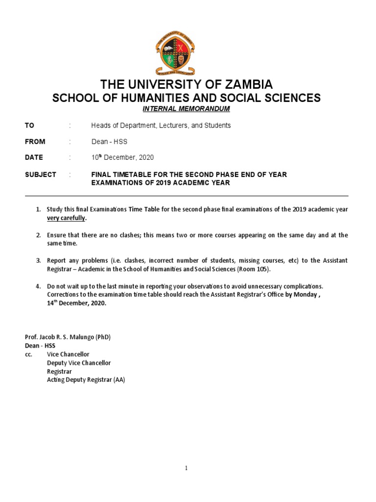 Final Exam TimeTable For Phase 2 HSS PDF Inquiry Academic