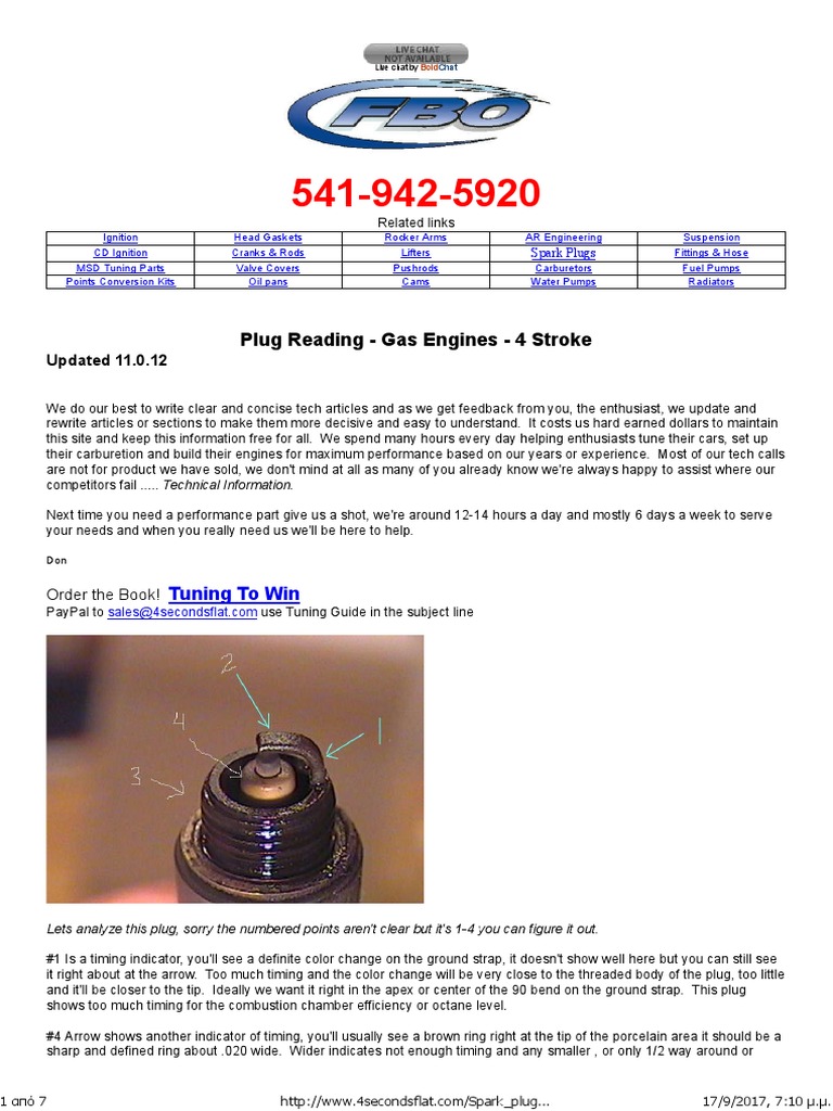 Spark Plug Reading | PDF | Carburetor | Combustion