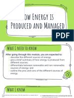How Energy Is Produced and Managed PDF