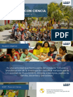 Presentación - UDEP Piura Con Ciencia - Edición Online 2020