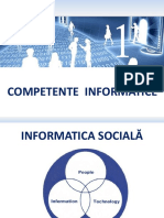 Competente Informatice - Prezentare PowerPoint I