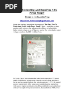 Troubleshooting and Repairing ATX Power Supply: Brought To You by Jestine Yong