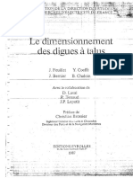 1987 - Le Dimensionnement Des Digues À Talus - EDF