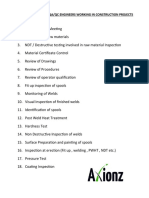 Responsibilities of QA/QC Engineers in Construction