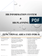HR Information System & HR Planning