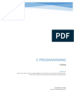 C Programming: Coding