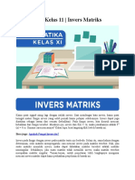 Invers Matriks