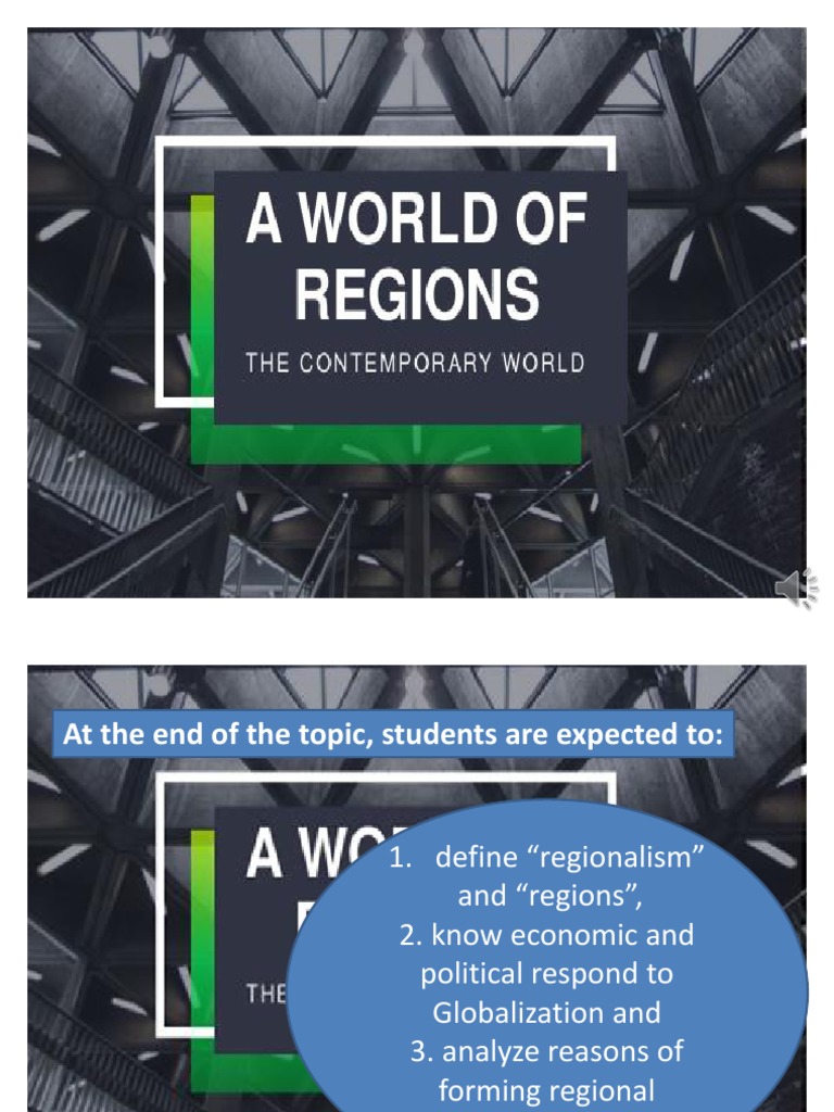 Understanding Regionalism and Global Divides | PDF | Regional ...
