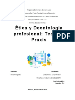 Informe de Etica Profesional y de Odontologia