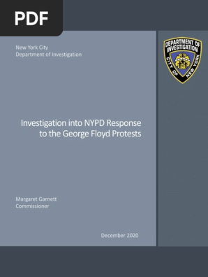 NYC DOI's Investigation into NYPD Response to the George Floyd Protests