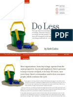 Do Less: by Seth Godin