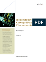 Industrial Firewalls Within A Converged Plantwide Ethernet Architecture
