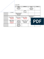 HORARIO DE CLASES JUNIO 2020 Definitivas