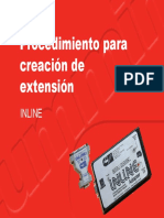 Elaboración de Extension INLINE y Cable Y