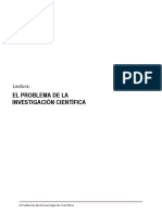 Lectura Obligatoria 5 El Problema de La Investigación