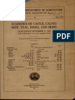 Statistics of Cattle, Calves, Beef, Veal, Hides, and Skins, (USDA 1927)