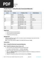 Configure Router Interfaces in Packet Tracer | PDF | I Pv6 | Ip Address